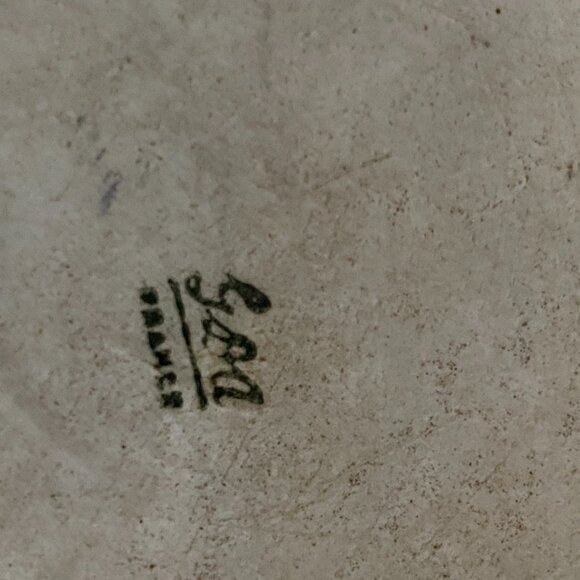 Antique GDA Limoges France Floral & Gold Condiment/Trinket Dish set of 3 - Picture 9 of 9